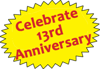 Celebrate 13th Anniversary